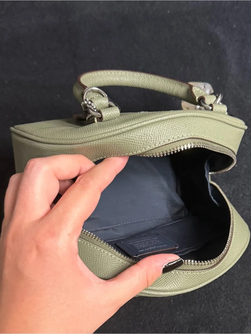 Coach Sage Green Mini Sierra Satchel